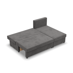 KEMI Corner Sofa, Filling - Foam, Side - RIGHT, Color - GRAY KEMI Corner Sofa, Filling - Foam, Side - RIGHT, Color - GRAY