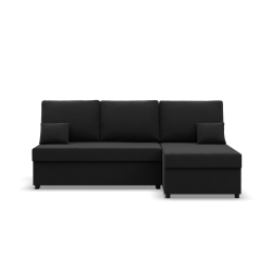 KEMI Corner Sofa, Filling - Foam, Side - RIGHT, Color - BLACK KEMI Corner Sofa, Filling - Foam, Side - RIGHT, Color - BLACK