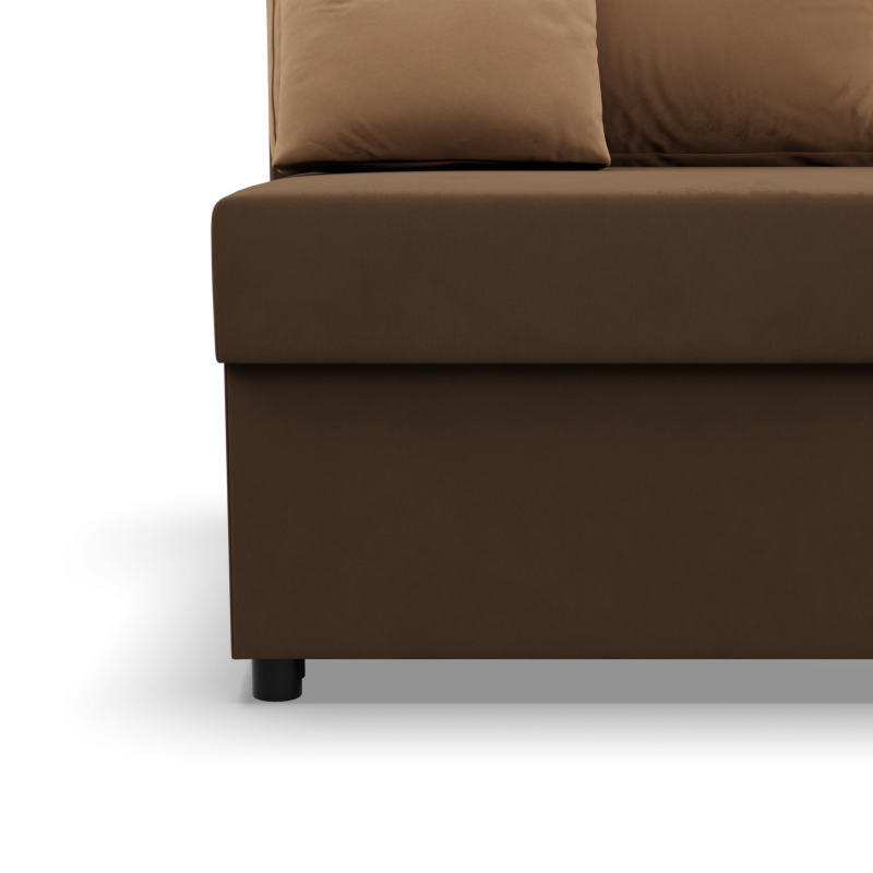 KEMI Corner Sofa, Filling - Foam, Side - RIGHT, Color - BROWN + CAPPUCCINO KEMI Corner Sofa, Filling - Foam, Side - RIGHT, Color - BROWN + CAPPUCCINO