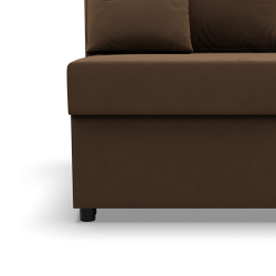 KEMI Corner Sofa, Filling - Foam, Side - RIGHT, Color - BROWN KEMI Corner Sofa, Filling - Foam, Side - RIGHT, Color - BROWN