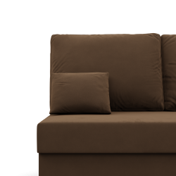 KEMI Corner Sofa, Filling - Foam, Side - RIGHT, Color - BROWN KEMI Corner Sofa, Filling - Foam, Side - RIGHT, Color - BROWN