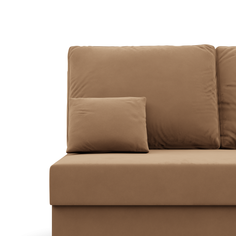 KEMI Corner Sofa, Filling - Foam, Side - RIGHT, Color - CAPPUCCINO KEMI Corner Sofa, Filling - Foam, Side - RIGHT, Color - CAPPUCCINO