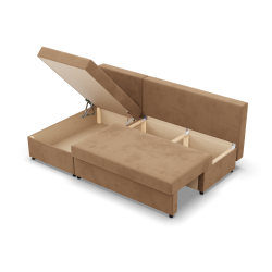 KEMI Corner Sofa, Filling - Spring, Side - LEFT, Color - CAPPUCCINO KEMI Corner Sofa, Filling - Spring, Side - LEFT, Color - CAPPUCCINO