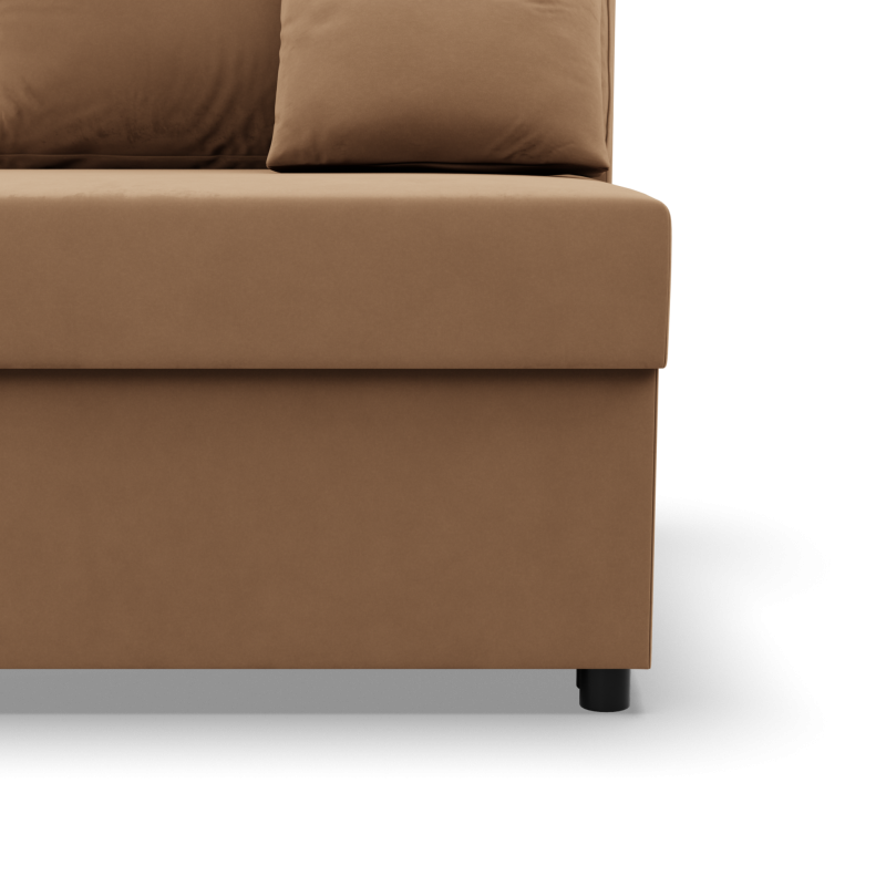 KEMI Corner Sofa, Filling - Spring, Side - LEFT, Color - CAPPUCCINO KEMI Corner Sofa, Filling - Spring, Side - LEFT, Color - CAPPUCCINO