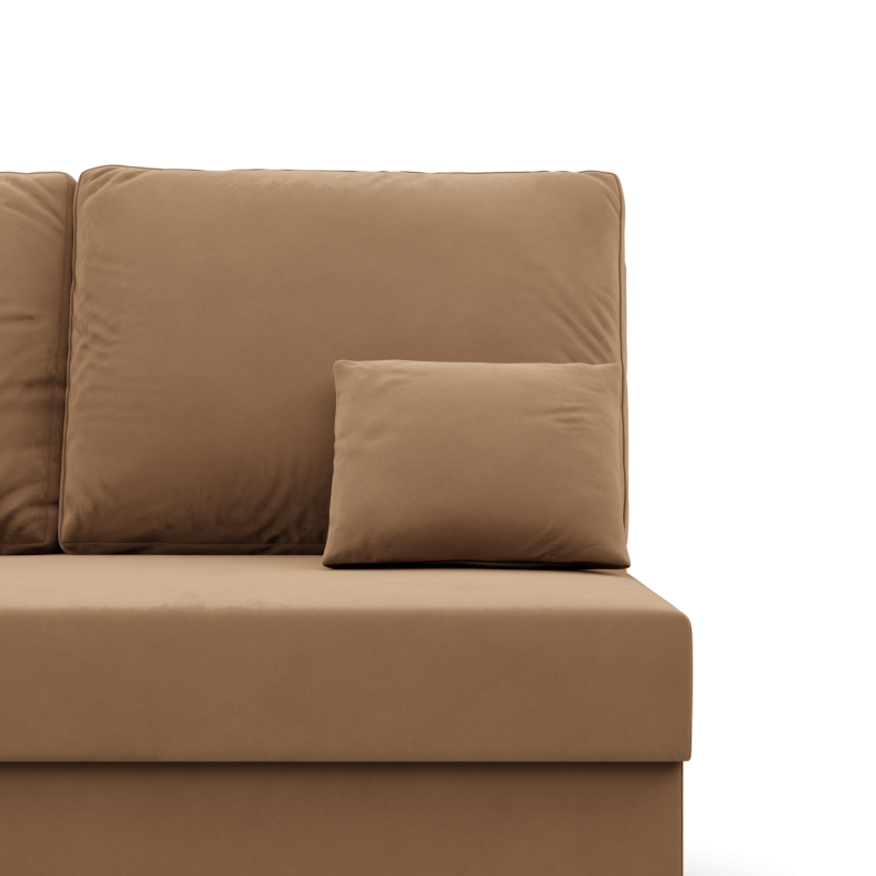 KEMI Corner Sofa, Filling - Spring, Side - LEFT, Color - CAPPUCCINO KEMI Corner Sofa, Filling - Spring, Side - LEFT, Color - CAPPUCCINO