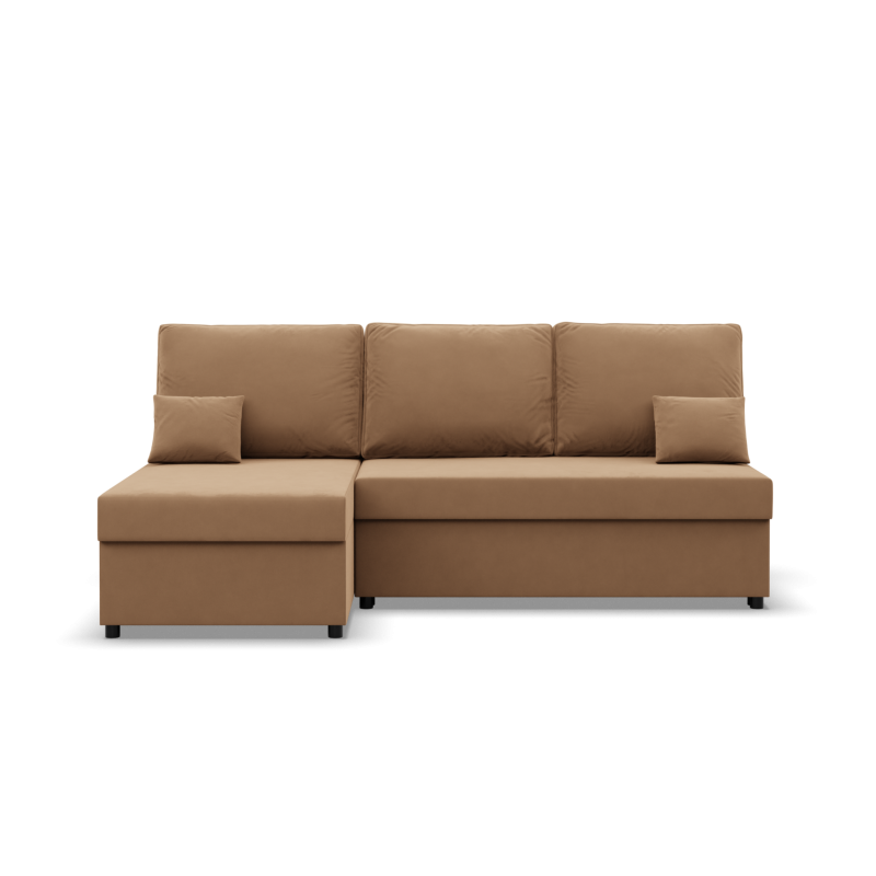 KEMI Corner Sofa, Filling - Spring, Side - LEFT, Color - CAPPUCCINO KEMI Corner Sofa, Filling - Spring, Side - LEFT, Color - CAPPUCCINO