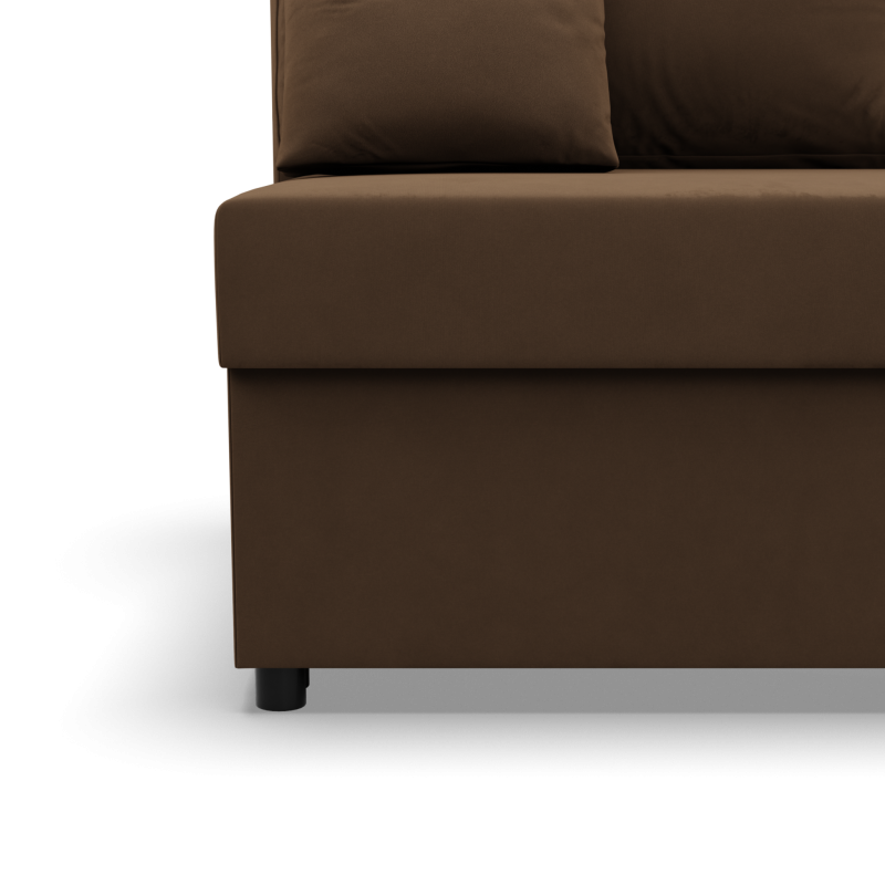 KEMI Corner Sofa, Filling - Spring, Side - RIGHT, Color - BROWN KEMI Corner Sofa, Filling - Spring, Side - RIGHT, Color - BROWN