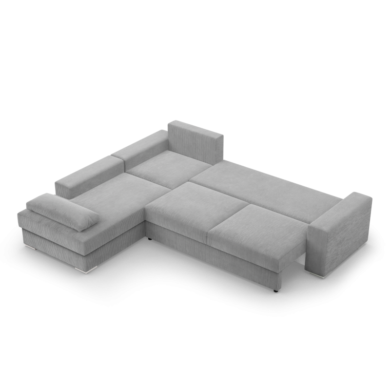 VELANO LL Sectional Sofa, Side - LEFT, Color - GRAY VELANO LL Sectional Sofa, Side - LEFT, Color - GRAY