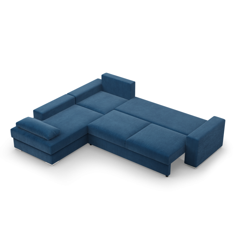 VELANO LL Corner Sofa, Side - LEFT, Color - NAVY BLUE VELANO LL Corner Sofa, Side - LEFT, Color - NAVY BLUE