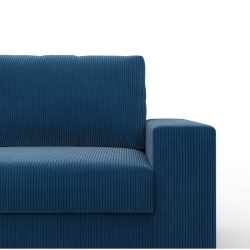 Ecksofa VELANO LL, Seite - LINKS, Farbe - DUNKELBLAU Ecksofa VELANO LL, Seite - LINKS, Farbe - DUNKELBLAU