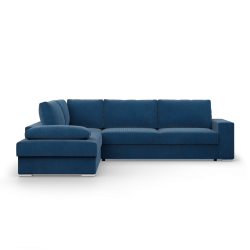 VELANO LL Corner Sofa, Side - LEFT, Color - NAVY BLUE VELANO LL Corner Sofa, Side - LEFT, Color - NAVY BLUE