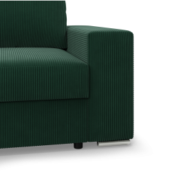 VELANO LL Corner Sofa, Side - LEFT, Color - BOTTLE GREEN VELANO LL Corner Sofa, Side - LEFT, Color - BOTTLE GREEN