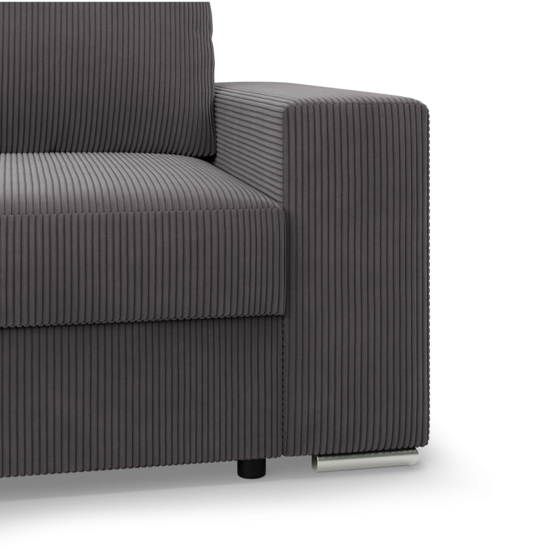 VELANO LL Corner Sofa, Side - LEFT, Color - DARK GRAY VELANO LL Corner Sofa, Side - LEFT, Color - DARK GRAY