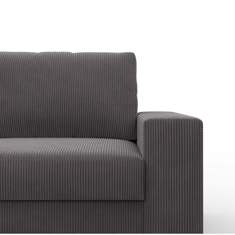 VELANO LL Corner Sofa, Side - LEFT, Color - DARK GRAY VELANO LL Corner Sofa, Side - LEFT, Color - DARK GRAY