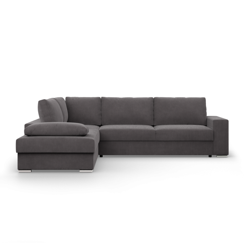 VELANO LL Corner Sofa, Side - LEFT, Color - DARK GRAY VELANO LL Corner Sofa, Side - LEFT, Color - DARK GRAY