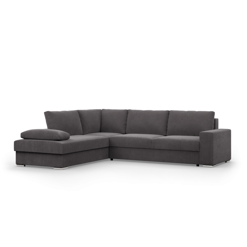 VELANO LL Corner Sofa, Side - LEFT, Color - DARK GRAY VELANO LL Corner Sofa, Side - LEFT, Color - DARK GRAY