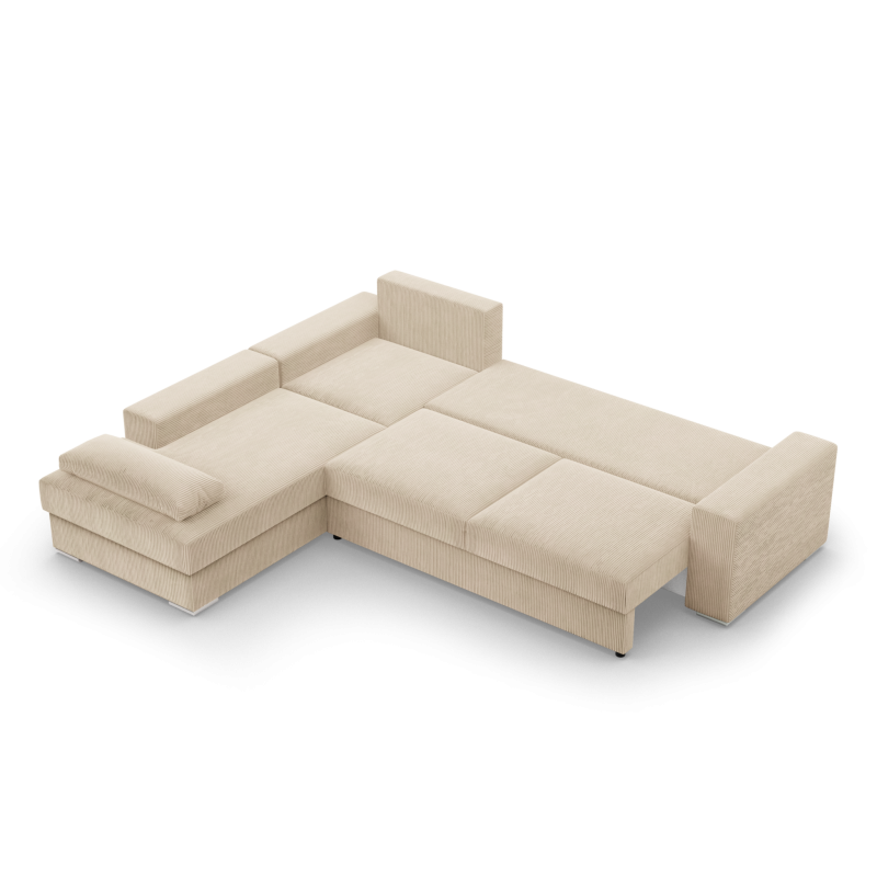 VELANO LL Corner Sofa, Side - LEFT, Color - CREAM VELANO LL Corner Sofa, Side - LEFT, Color - CREAM