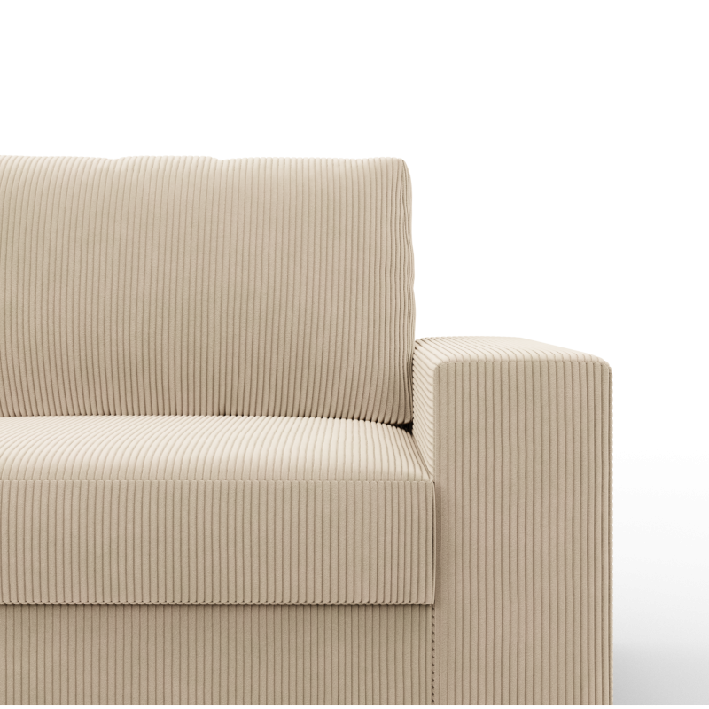 VELANO LL Corner Sofa, Side - LEFT, Color - CREAM VELANO LL Corner Sofa, Side - LEFT, Color - CREAM