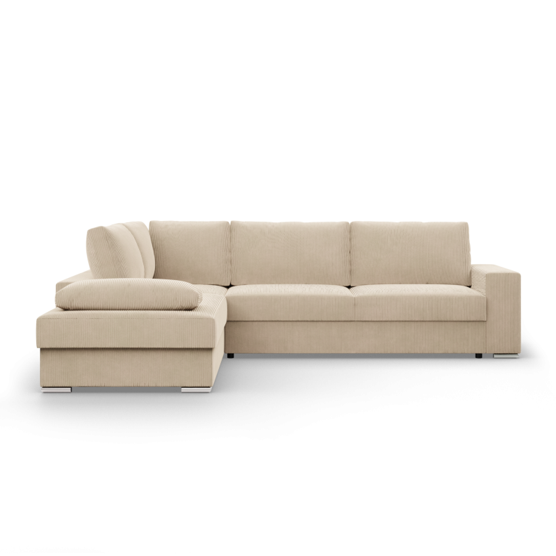 VELANO LL Corner Sofa, Side - LEFT, Color - CREAM VELANO LL Corner Sofa, Side - LEFT, Color - CREAM