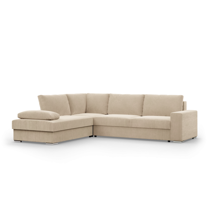 VELANO LL Corner Sofa, Side - LEFT, Color - CREAM VELANO LL Corner Sofa, Side - LEFT, Color - CREAM