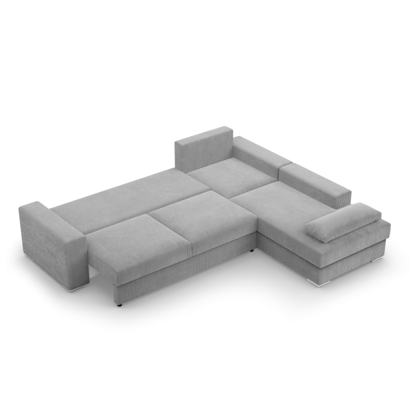 VELANO LL Corner Sofa, Side - RIGHT, Color - GRAY VELANO LL Corner Sofa, Side - RIGHT, Color - GRAY