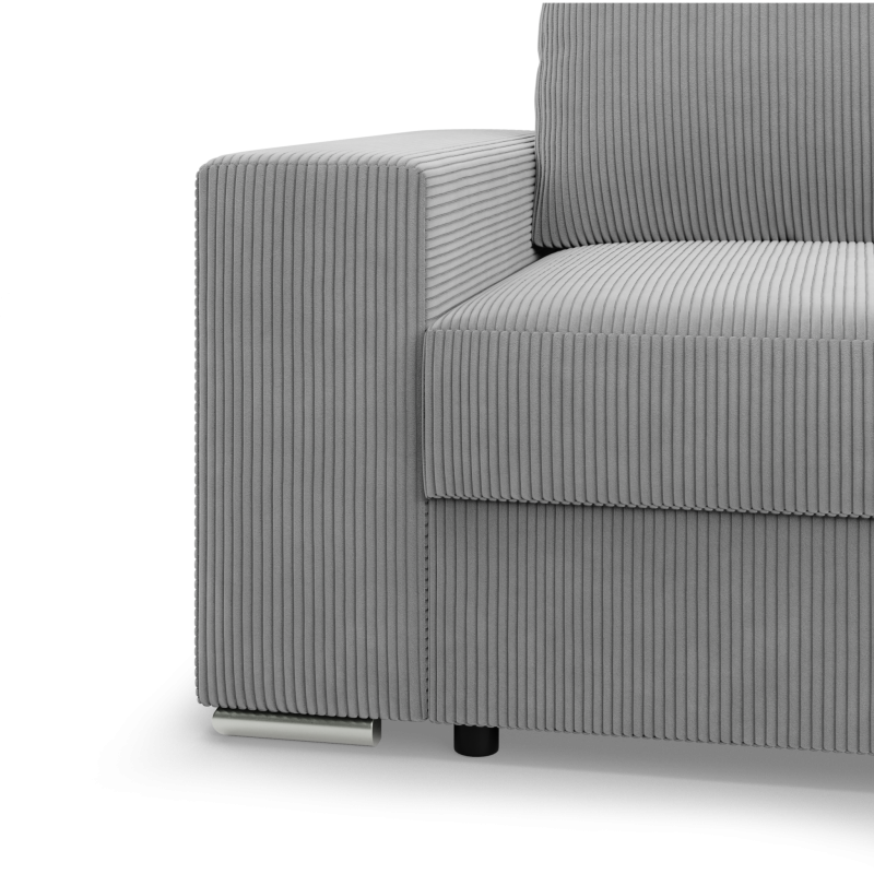 VELANO LL Corner Sofa, Side - RIGHT, Color - GRAY VELANO LL Corner Sofa, Side - RIGHT, Color - GRAY
