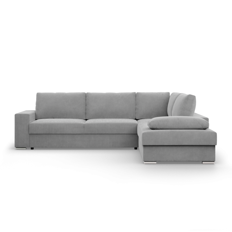 VELANO LL Corner Sofa, Side - RIGHT, Color - GRAY VELANO LL Corner Sofa, Side - RIGHT, Color - GRAY
