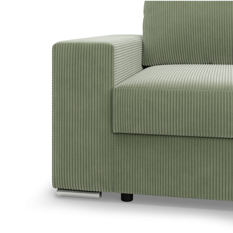 VELANO LL Corner Sofa, Side - RIGHT, Color - LIGHT GREEN VELANO LL Corner Sofa, Side - RIGHT, Color - LIGHT GREEN