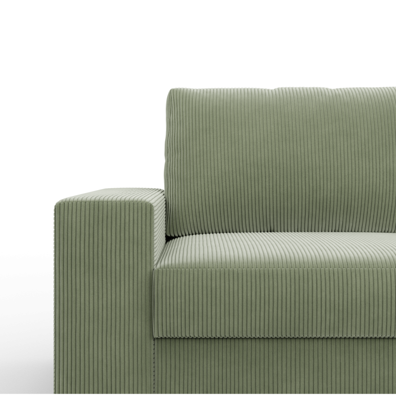 VELANO LL Corner Sofa, Side - RIGHT, Color - LIGHT GREEN VELANO LL Corner Sofa, Side - RIGHT, Color - LIGHT GREEN
