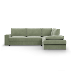 VELANO LL Corner Sofa, Side - RIGHT, Color - LIGHT GREEN VELANO LL Corner Sofa, Side - RIGHT, Color - LIGHT GREEN