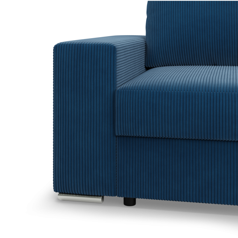 VELANO LL Corner Sofa, Side - RIGHT, Color - NAVY BLUE VELANO LL Corner Sofa, Side - RIGHT, Color - NAVY BLUE