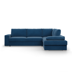 VELANO LL Corner Sofa, Side - RIGHT, Color - NAVY BLUE VELANO LL Corner Sofa, Side - RIGHT, Color - NAVY BLUE