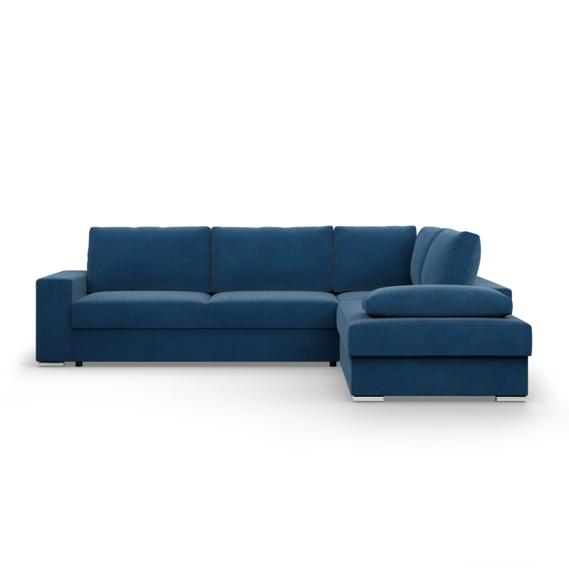 VELANO LL Corner Sofa, Side - RIGHT, Color - NAVY BLUE VELANO LL Corner Sofa, Side - RIGHT, Color - NAVY BLUE