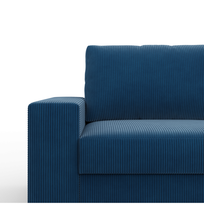 VELANO LL Corner Sofa, Side - RIGHT, Color - NAVY BLUE VELANO LL Corner Sofa, Side - RIGHT, Color - NAVY BLUE