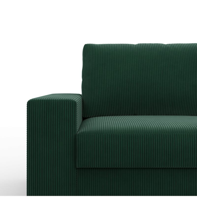 VELANO LL Corner Sofa, Side - RIGHT, Color - BOTTLE GREEN VELANO LL Corner Sofa, Side - RIGHT, Color - BOTTLE GREEN