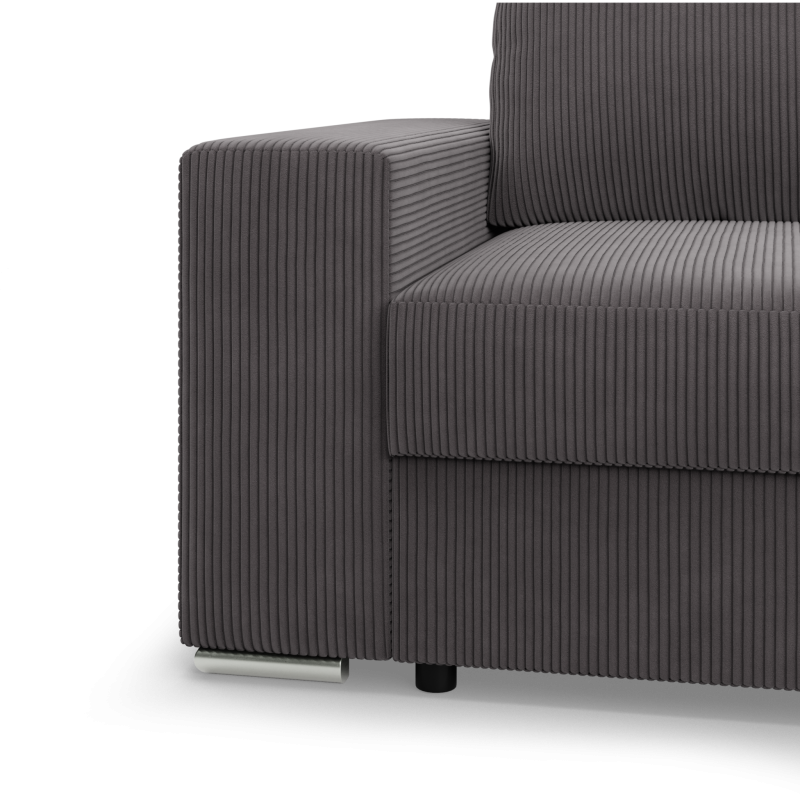 VELANO LL Corner Sofa, Side - RIGHT, Color - DARK GRAY VELANO LL Corner Sofa, Side - RIGHT, Color - DARK GRAY