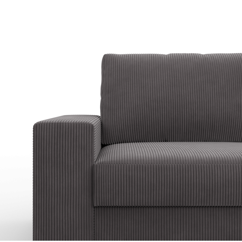 VELANO LL Corner Sofa, Side - RIGHT, Color - DARK GRAY VELANO LL Corner Sofa, Side - RIGHT, Color - DARK GRAY