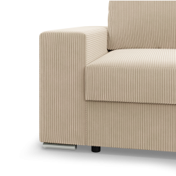 VELANO LL Corner Sofa, Side - RIGHT, Color - CREAM VELANO LL Corner Sofa, Side - RIGHT, Color - CREAM
