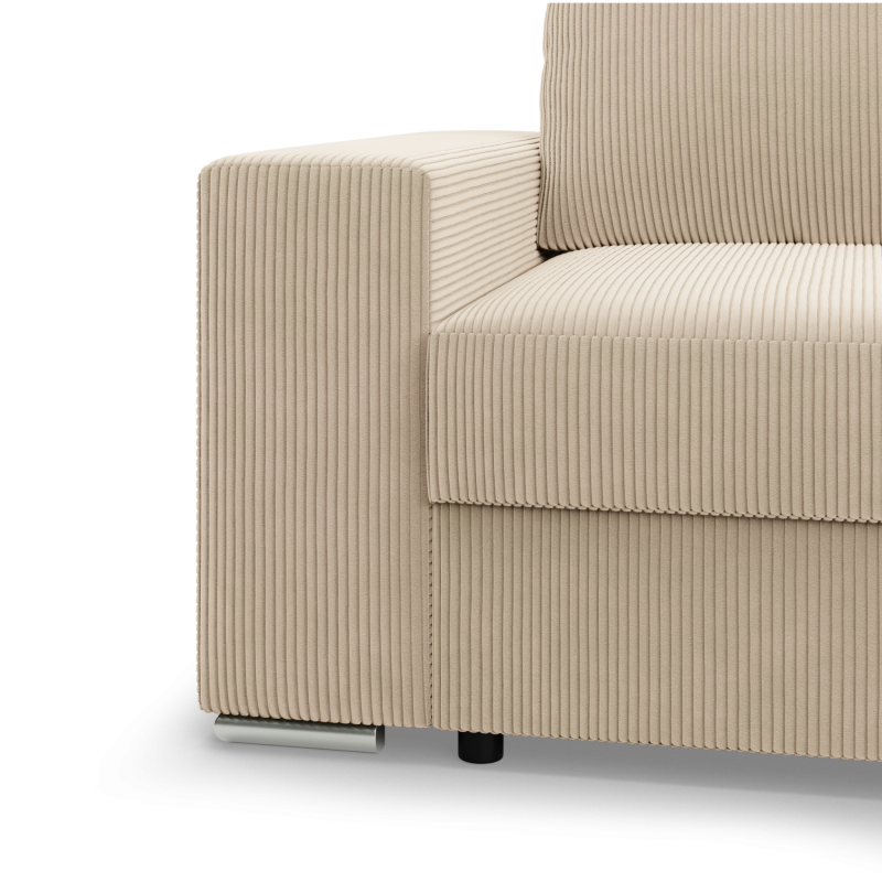VELANO LL Corner Sofa, Side - RIGHT, Color - CREAM VELANO LL Corner Sofa, Side - RIGHT, Color - CREAM