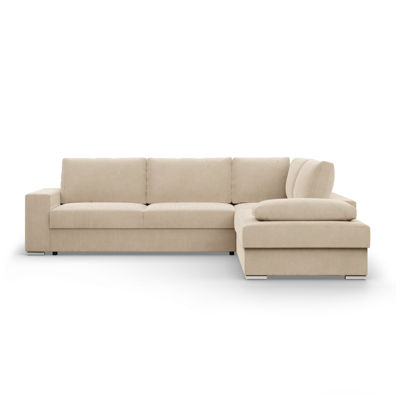 VELANO LL Corner Sofa, Side - RIGHT, Color - CREAM VELANO LL Corner Sofa, Side - RIGHT, Color - CREAM