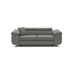 Sofa RIGATTO , Kolor - JASNY SZARY, Funkcja spania - Bez funkcji spania