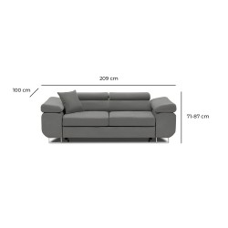 Sofa RIGATTO , Kolor - BUTELKOWA ZIELEŃ, Funkcja spania - Bez funkcji spania Sofa RIGATTO , Kolor - BUTELKOWA ZIELEŃ, Funkcja spania - Bez funkcji spania