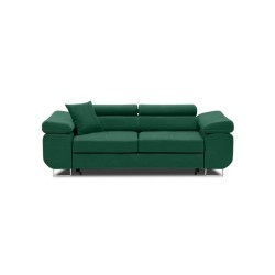 Sofa RIGATTO , Kolor - BUTELKOWA ZIELEŃ, Funkcja spania - Bez funkcji spania