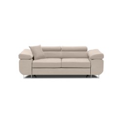 Sofa RIGATTO , Kolor - BEŻOWY, Funkcja spania - Z funkcją spania