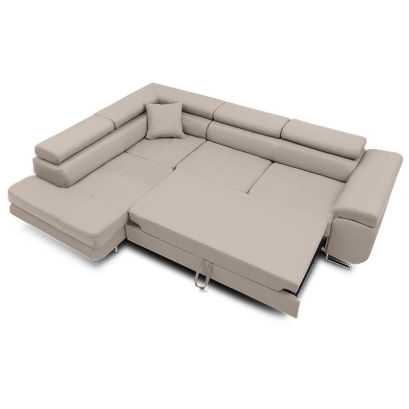 RIGATTO Corner Sofa, Side - LEFT, Color - BEIGE RIGATTO Corner Sofa, Side - LEFT, Color - BEIGE
