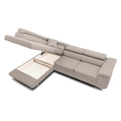 RIGATTO Corner Sofa, Side - LEFT, Color - BEIGE RIGATTO Corner Sofa, Side - LEFT, Color - BEIGE