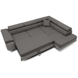 RIGATTO Corner Sofa, Side - RIGHT, Color - LIGHT GRAY RIGATTO Corner Sofa, Side - RIGHT, Color - LIGHT GRAY