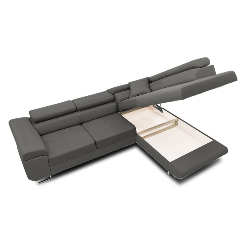 RIGATTO Corner Sofa, Side - RIGHT, Color - LIGHT GRAY RIGATTO Corner Sofa, Side - RIGHT, Color - LIGHT GRAY