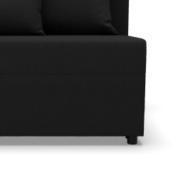 Fermo Lux Corner Sofa, Color - BLACK Fermo Lux Corner Sofa, Color - BLACK