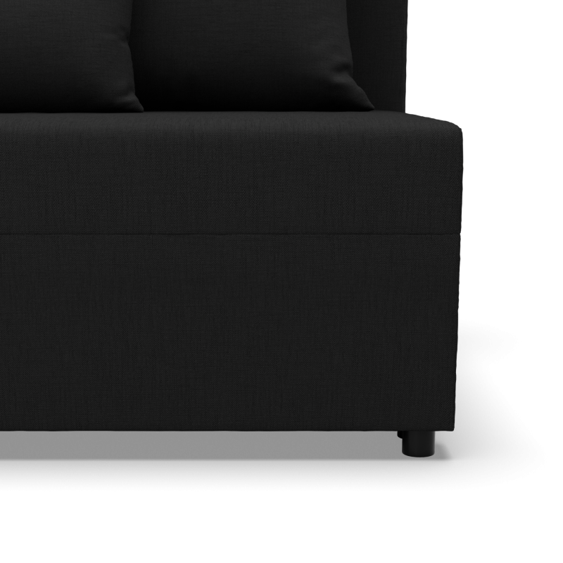 Fermo Lux Corner Sofa, Color - BLACK Fermo Lux Corner Sofa, Color - BLACK